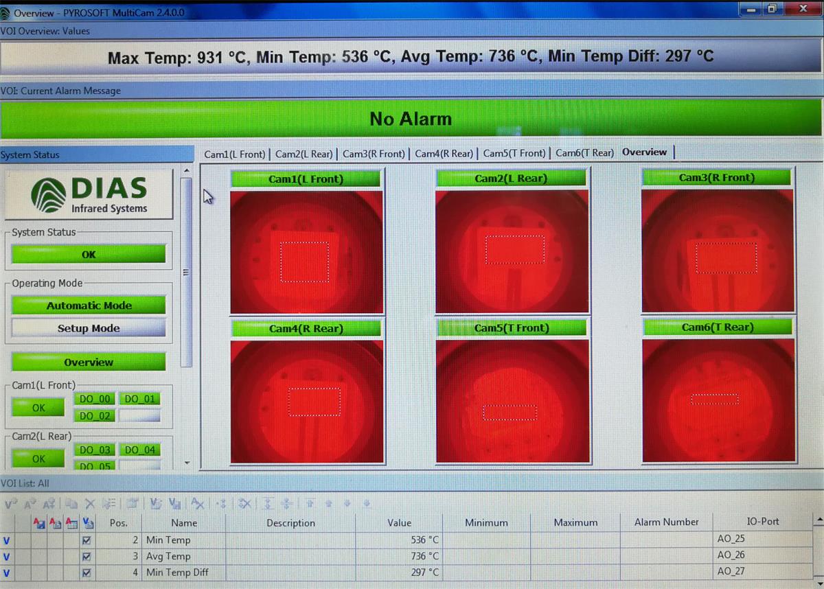 真空爐全自動紅外熱像控制系統